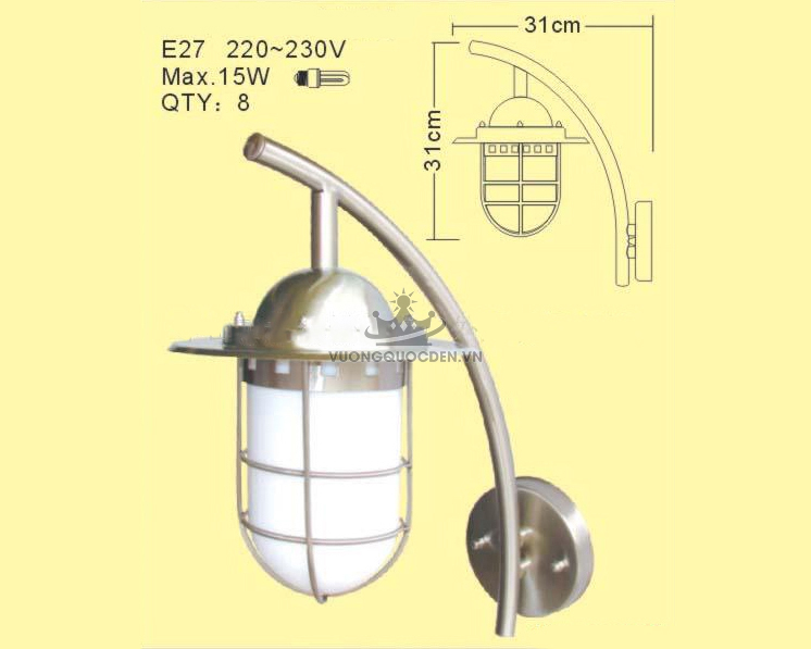 Đèn treo tường kiểu dáng mới ROL239-1